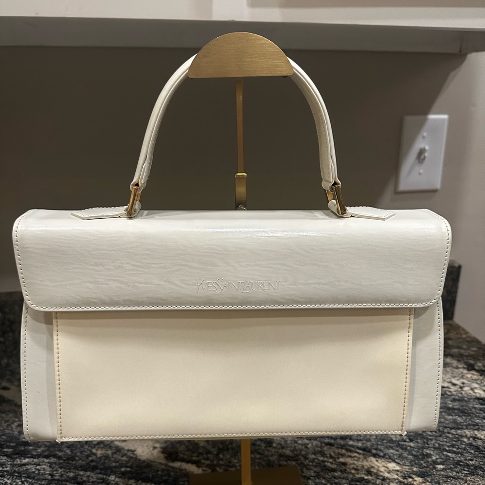 ✨💎VINTAGE💎✨Japan Exclusive YVES SAINT LAURENT Bagw/COA, Card, dusty.